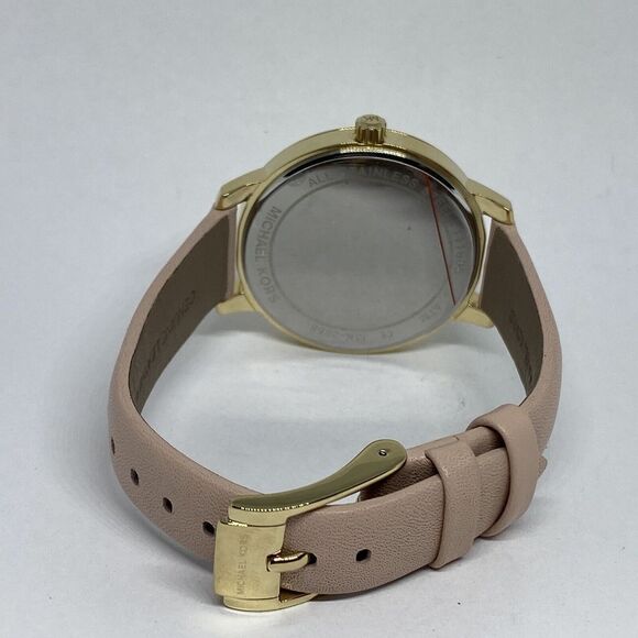 Michael Kors MK2558 Hartman Women's Pink Leather Analog Dial Quartz Watch UC797 - Picture 10 of 12